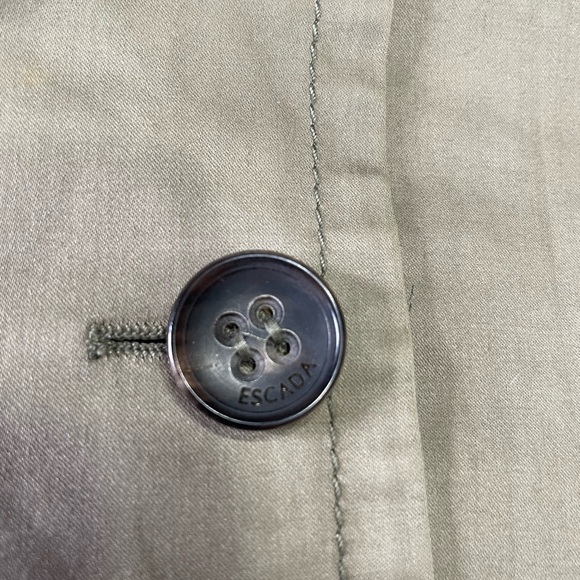 Escada Vintage Olive Green Blazer Size‎ 36 - Picture 13 of 15